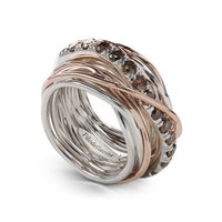 Anello Rubinia Donna Carato in Argento Diamante AN001ARBR - AN001ARBR
